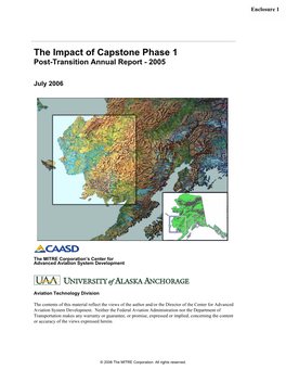 2005 Impact of Capstone Phase 1