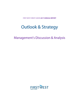 Outlook & Strategy