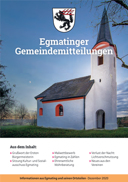 Egmatinger Gemeindemitteilungen