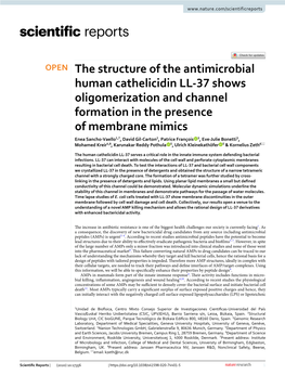 The Structure of the Antimicrobial Human Cathelicidin LL-37 Shows