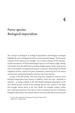 Fierce Species: Biological Imperialism