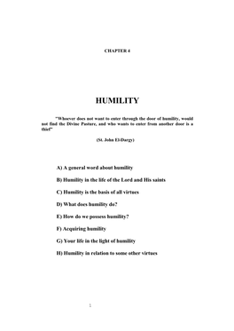 1.4 Humility