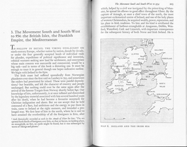 3. the Movement South and South-T7est to 9542 the British Isles