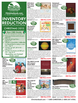 Pg0148 Inventory Reduction Christmas 2015