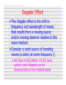 Doppler Effect