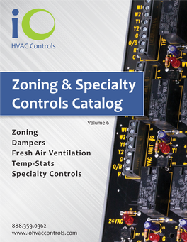 Zoning Dampers Fresh Air Ventilation Temp-Stats Specialty Controls