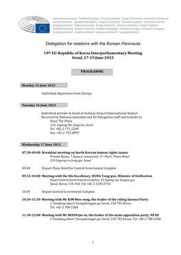 Delegation for Relations with the Korean Peninsula