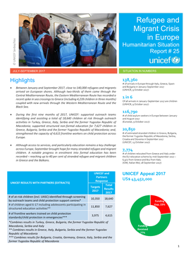 Refugee and Migrant Crisis in Europe