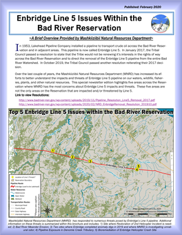 Enbridge Line 5 Brochure