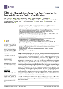 8P23.2-Pter Microdeletions: Seven New Cases Narrowing the Candidate Region and Review of the Literature