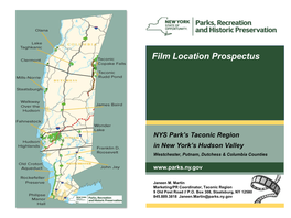 NYS Parks: Taconic Region Film Prospectus