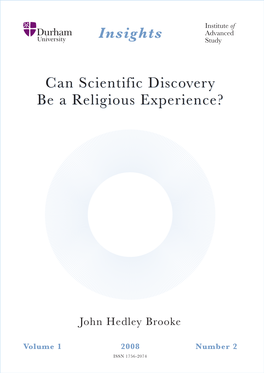 Can Scientific Discovery Be a Religious Experience?