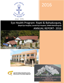 Eye Health Program- Rapti & Bahadurgunj