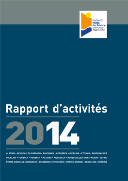 Rapport D'activités