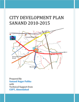 City Development Plan Sanand 2010‐2015