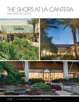 The Shops at La Cantera San Antonio, Texas