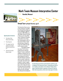 Interpretive Center Hannibal, Missouri