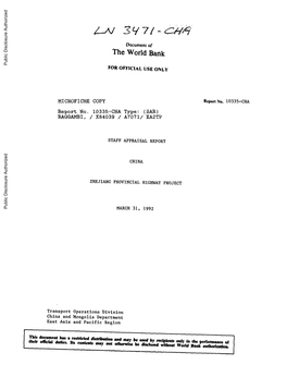 World Bank Document