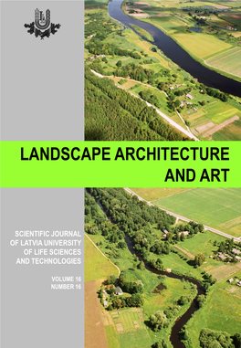 Landscape Architecture and Art