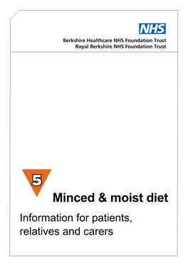 Minced & Moist Diet