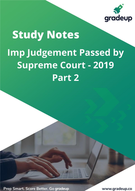 Imp Judgement by SC 2019: Download PDF Part 2