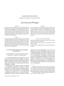 Lecciones De Portugal