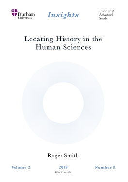 Locating History in the Human Sciences