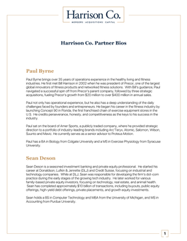 Harrison Co Fact Sheet