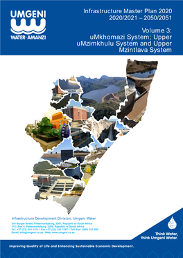 Volume 3: Umkhomazi System; Upper Umzimkhulu System and Upper Mzintlava System