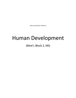 Human Development