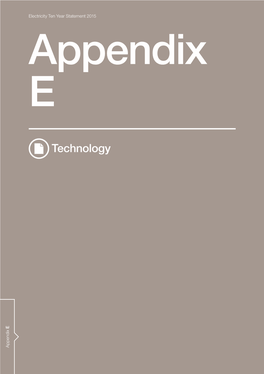 Appendix E Technology