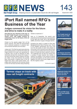 Iport Rail Named RFG's Business of the Year