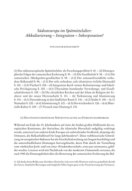 Südosteuropa Im Spätmittelalter : Akkulturierung – Integration – Inkorporation?