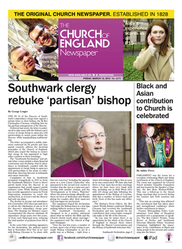 Southwark Clergy Rebuke 'Partisan' Bishop