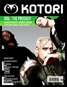 WAV / Kotori Magazine Issue 6 the Prodigy Dilated Peoples George