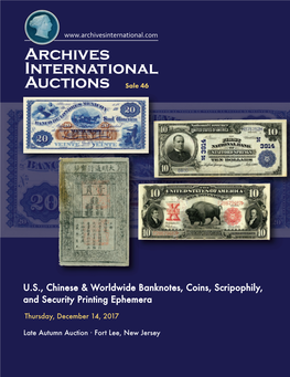 Archives International Auctions Sale 46 December 14 2017 .Pdf