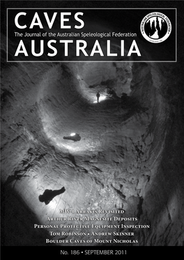 The Journal of the Australian Speleological Federation AUSTRALIA