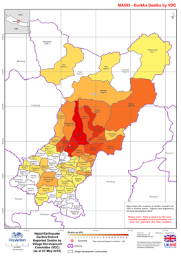 MA503 - Gorkha Deaths by VDC