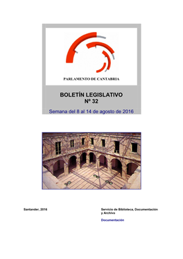 Boletín Legislativo Nº 32