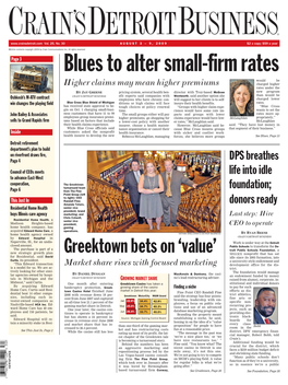 Blues to Alter Small-Firm Rates