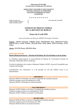 Département Du Bas-Rhin Arrondissement De Haguenau-Wissembourg