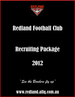 Redland Football Club Recruiting Package 2012