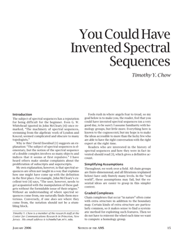 You Could Have Invented Spectral Sequences, Volume 53, Number 1