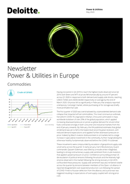 Newsletter Power & Utilities in Europe