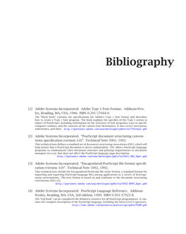 Bibliography and Index