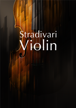 STRADIVARI VIOLIN Manual