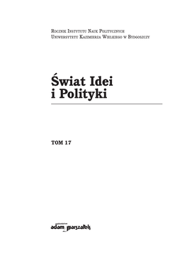 Świat Idei I Polityki