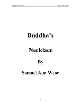 Buddha's Necklace