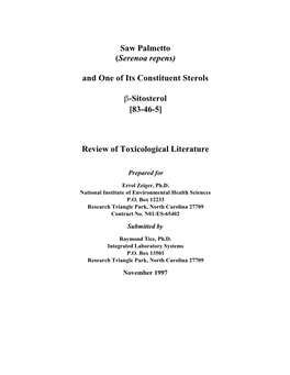 Beta-Sitosterol [BSS] and Betasitosterol Glucoside [BSSG] As an Adjuvant in the Treatment of Pulmonary Tuberculosis Patients.” TB Weekly (4 Mar 1996)