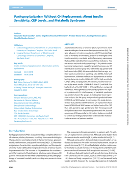 About Insulin Sensitivity, CRP Levels, and Metabolic Syndrome